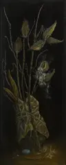 Still Life by Werner Wildner, tempera on panel, sold Jan 2015