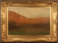 Where Sunlight Lingers by Large John Francis Murphy, oil on canvas, sold Oct 2011
