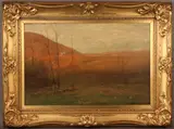 Where Sunlight Lingers by Large John Francis Murphy, oil on canvas, sold Oct 2011
