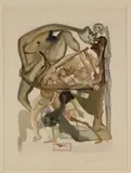 In Dark Limbo by Salvador Dalí, pencil, sold Oct 2011