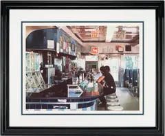 Photorealist , Blue Diner by Ralph Goings, lithograph, sold Jan 2024