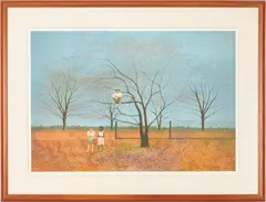 Controversy Under the Persimmon Tree by Carroll Cloar, lithograph, sold Jan 2024