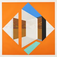Arlington by James Twitty, screenprint, sold Oct 2022