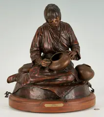 Maria by Susan Kliewer, bronze, sold Oct 2023
