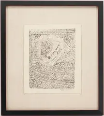 Abstract by Beauford Delaney, 1962, graphite, sold Jul 2023