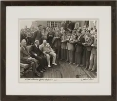Photo of Roosevelt & Churchill, Quebec Conference by Ed Clark, photograph, sold Jul 2023