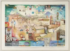 Souvenir by Andrew Saftel, mixed media, sold Jul 2022