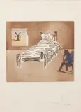 Le Legacy from Historia de Don Quichotte de la Mancha by Salvador Dalí, etching, sold Jan 2026