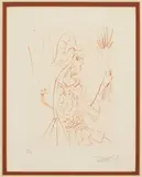 Drypoint, Troilus & Cressida from Much Ado About Shakespeare by Salvador Dalí, drypoint, sold Jan 2026
