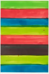 Color Aquatint , Jazz by Mary Heilmann, color aquatint, sold Jan 2026