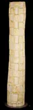 Clay Totem , Column with Windows by Paloma Torres Estrada, engraving, sold Jan 2026