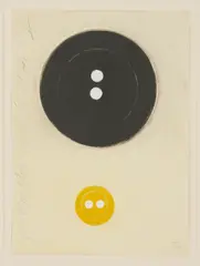 Two Buttons by Donald Keith Sultan, lithograph, sold Jan 2026