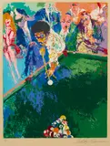 Black Break by LeRoy Neiman, pencil, sold Jan 2026