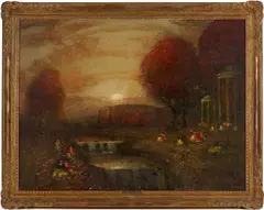 Love Among the Ruins by Henry Golden Dearth, 1907, oil on canvas, sold Jan 2026
