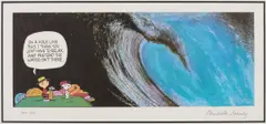 Peanuts Golf , The Wave by Charles M. Schulz, 1994, lithograph, sold Jan 2026