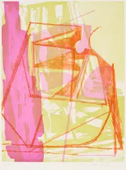 Abstract Soft Ground , R & E by Amy Sillman, aquatint, sold Jan 2026