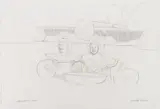 Watermelon Girls by Carroll Cloar, graphite on paper, sold Jan 2026