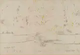 Pond Side Girl by Carroll Cloar, pencil and marker on paper, sold Jan 2026