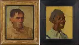 Double-Sided Portrait , Kentucky Interest by John T. Bauscher, oil on board, sold Jan 2026