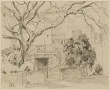 Charleston Architectural by Alfred Heber Hutty, pencil on paper, sold Jan 2026
