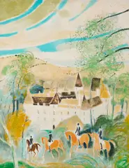 Hospices de Beaune by Claude Grosperrin, oil on canvas, sold Jan 2026