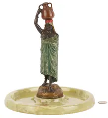 Cold Painted Nude by Franz Xavier Bergmann, bronze, sold Jan 2026