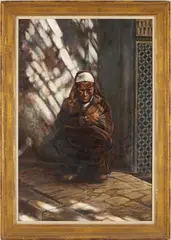 The Blind Beggar from McKnez by Harry McCormick, oil on canvas, sold Jul 2025
