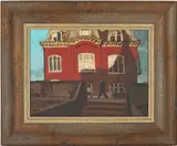 Knoxville, TN Architectural by Joe Parrott, oil on board, sold Jul 2025