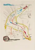 Frozen Watches of Space Time by Salvador Dalí, etching, sold Jul 2025