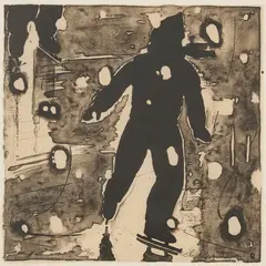 Snow and Ice by Christopher Brown, lithograph, sold Jul 2025