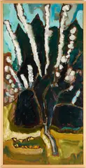 Spring Blossoms by Sterling Strauser, oil, sold Jul 2025