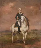Andrew Jackson Astride Sam Patch, After Ralph Earl by Lloyd Branson, 1833, oil on board, sold Jul 2025