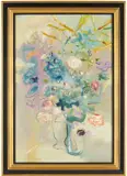 Still Life by Sterling Boyd Strauser, oil on board, sold Jul 2025