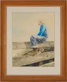Saturday''s Child by Paull Anderson, watercolor, sold Jul 2024