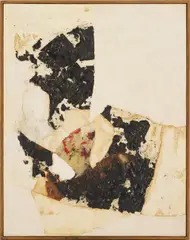 Collage, Combustione T 2 by Alberto Burri, 1960, acrylic, sold Jul 2024