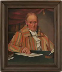 Untitled by William Harrison Scarborough, 1831, oil on canvas, sold Jul 2024
