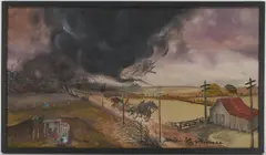 Helen LaFrance , Tornado by Helen La France, oil on canvas, sold Oct 2022
