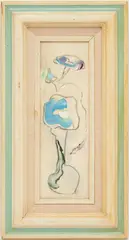 Floral Still Life by Sterling Strauser, oil on board, sold Oct 2021