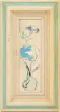 Floral Still Life by Sterling Strauser, oil on board, sold Oct 2021