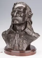 Bust, General Custer by James Gruzalski, bronze, sold Jul 2018