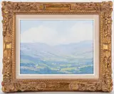 Vance Miller, , Mountain Landscape by James Vance Miller, oil on board, sold Jul 2018