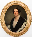 Portrait of Lady by Charles E. Osgood, oil on canvas, sold Jan 2018