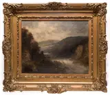 Austrian Landscape by Ludwig Hans Fischer, oil on canvas, sold Aug 2017