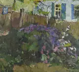 Das Bauernhaus by Oleg Arevikovic Avakimjan, oil on linen, sold Jan 2017
