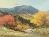 Smokies by Robert William Wood, oil on linen, sold Jul 2016