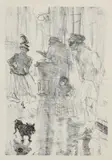 Le Marchand de Marrons or The Chestnut Vendor by Henri Marie Raymond Toulouse-Lautrec, lithograph, sold Jul 2016