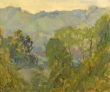 John T. Bauscher , KY Landscape by John T. Bausher, 1932, oil on canvas, sold Jan 2016