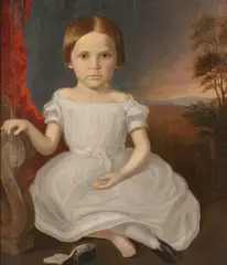 Portrait of Young Girl by Samuel Moore Shaver, photograph, sold Oct 2010