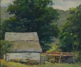 Budell Landscape by Emily Hortense Budell, oil on canvas, sold Jul 2014