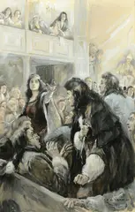 Illustration by Frederick Coffay Yohn, gouache and watercolor on paper, sold Jan 2014